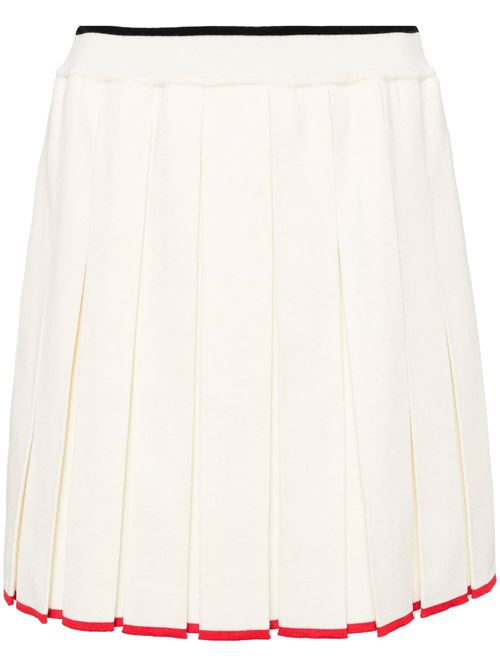 White vrigin wool skirt THOM BROWNE | FKK132BY1037100